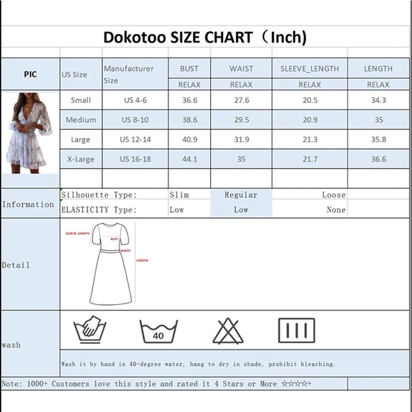 Floral Print Mini Dress V Neck Backless Dress nwt - Picture 4 of 5